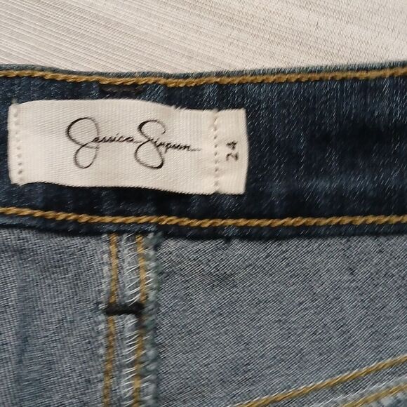 Jessica Simpson Wright Arrow Straight Skinny Jeans Sz 24 NWT Style 4301 On Going - Picture 12 of 12